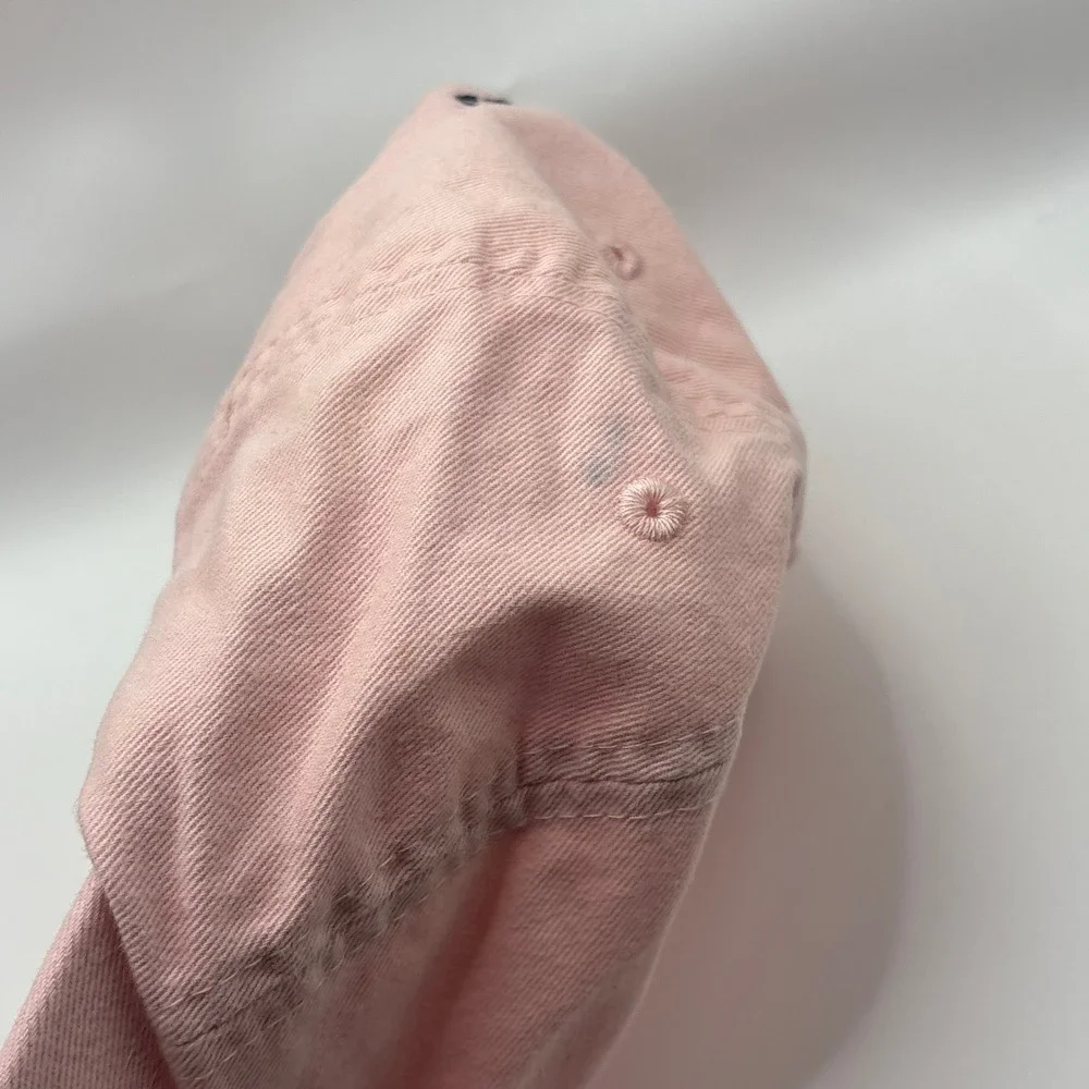 Baseball Cap Vineyard Vines Pink 100% Cotton Whale Logo Adjustable Hat Preppy